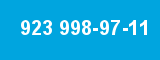 923 998-97-11